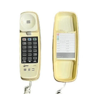 Vintage AT&T Trimline 210 Landline Phone Wall Mount Or Tabletop.